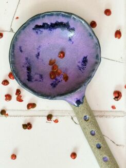 ceramiczna orchideowa łyżka - 5