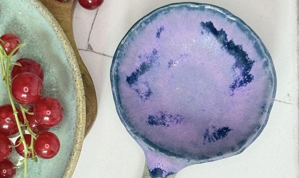 ceramiczna orchideowa łyżka