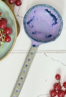 ceramiczna orchideowa łyżka
