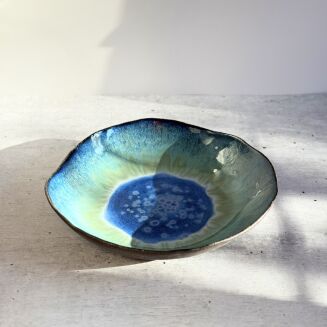 misa ceramiczna Lazurowe Jezioro handmade
unikalna misa ceramiczna szkliwiona błękit zielony
Kolorowa Misa – ręcznie robiona ceramika