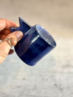 filiżanka do espresso kobalt rękodzieło