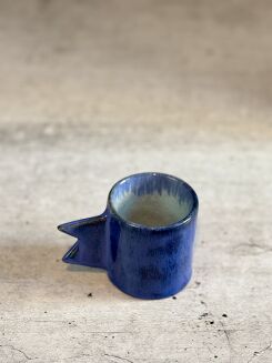 filiżanka do espresso kobalt rękodzieło