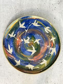 kolorowa patera ceramiczna