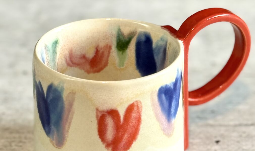 mała filiżanka do espresso rękodzieło