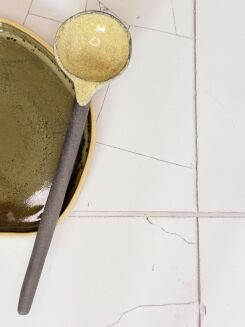 ceramiczna łyżka kawa z mlekiem - 4