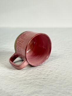Kubek ceramiczny różowy — Kolorowa Misa