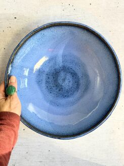 Wielka misa ceramiczna „otchłań” – ręcznie robiona, unikatowa ceramika - 7