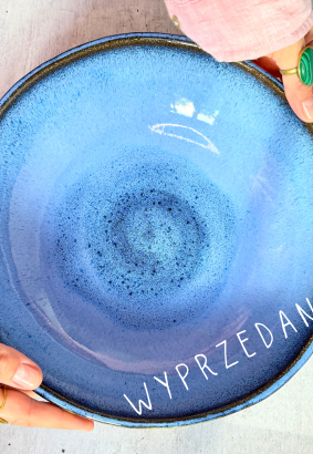 Wielka misa ceramiczna „otchłań” – ręcznie robiona, unikatowa ceramika
