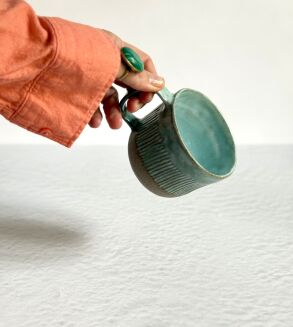 Kubek ceramiczny morski — Kolorowa Misa