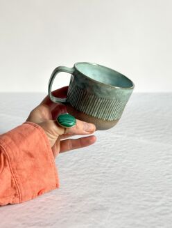 Kubek ceramiczny morski — Kolorowa Misa