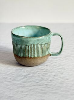 Kubek ceramiczny morski — Kolorowa Misa