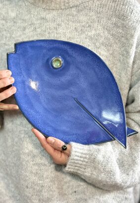 Patera "Ryba" niebieska