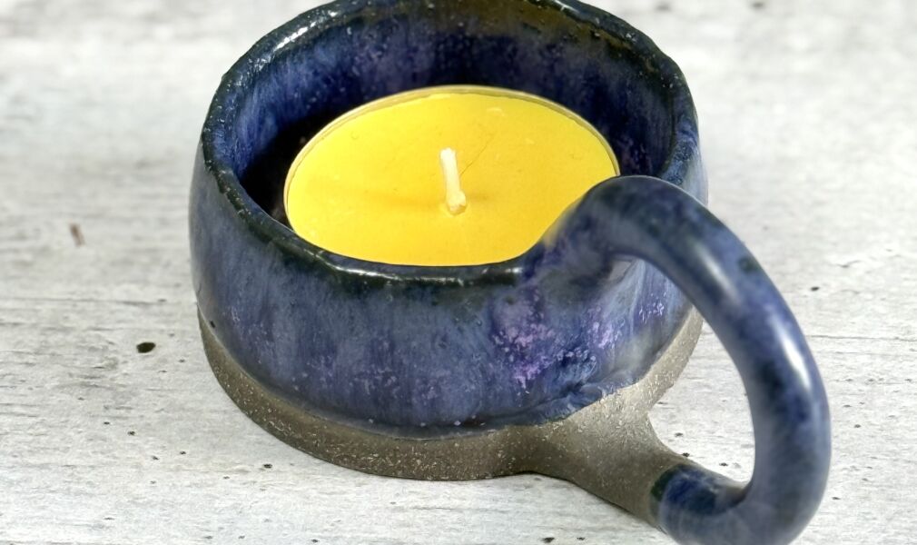 ceramiczny świecznik