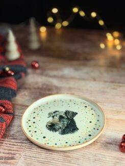 talerzyk terier dla miłośnika psów