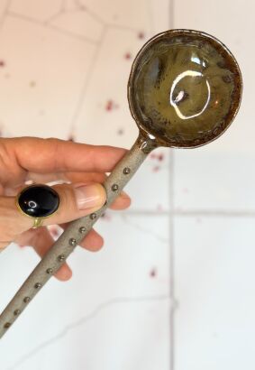 ceramiczna czekoladowa łyżka