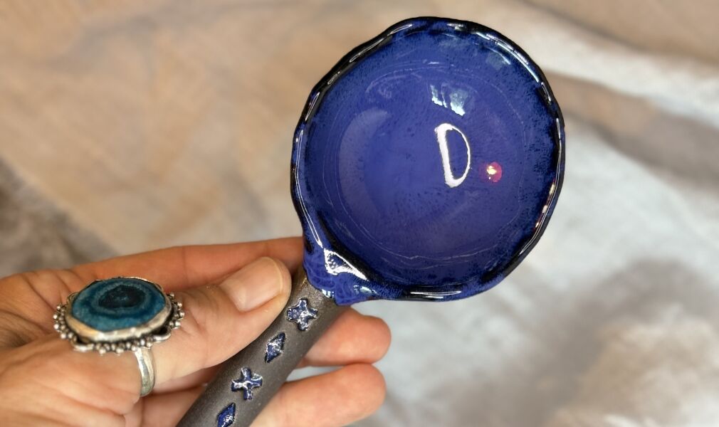 chabrowa ceramiczna łyżka