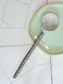 ceramiczna nakrapiana łyżka - 4
